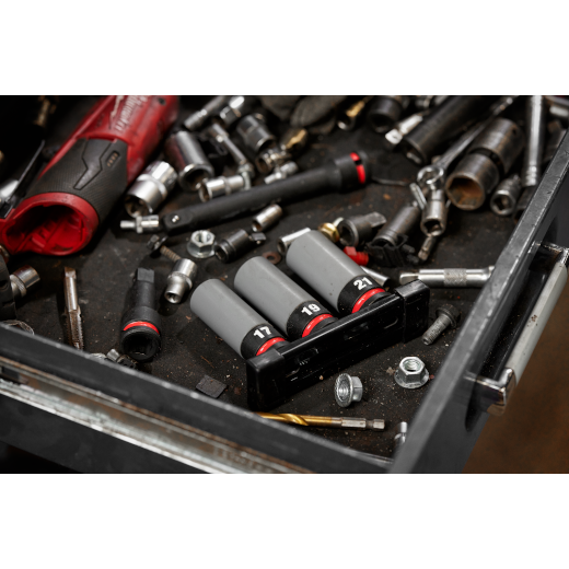 SHOCKWAVE Impact Duty™ 1/2 Drive Metric 3PC Lug Nut Wheel Socket Set Secondary image