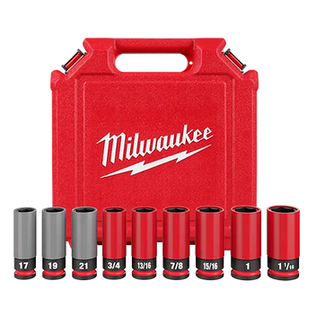 SHOCKWAVE Impact Duty™ 1/2 Drive SAE & Metric 9PC Lug Nut Wheel Socket Set