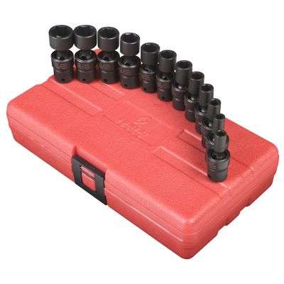 12-Piece 1/4 in. Drive Universal Metric Impact Socket Set Main image