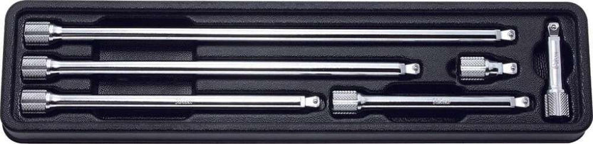 1/4 Sq. Dr. Wobble-Fix Extension Bar Set 28-250mm ABS Tray 6 pieces Main image