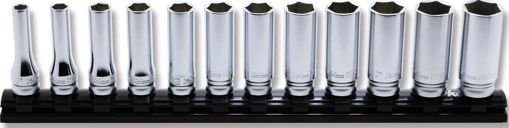 3/8 Sq. Dr. Socket set 7-19mm 6 point Length 300mm Z-series 12 pieces Main image