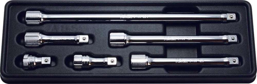 3/8 Sq. Dr. Extension Bar set 32-250mm ABS Tray 6 pieces Main image
