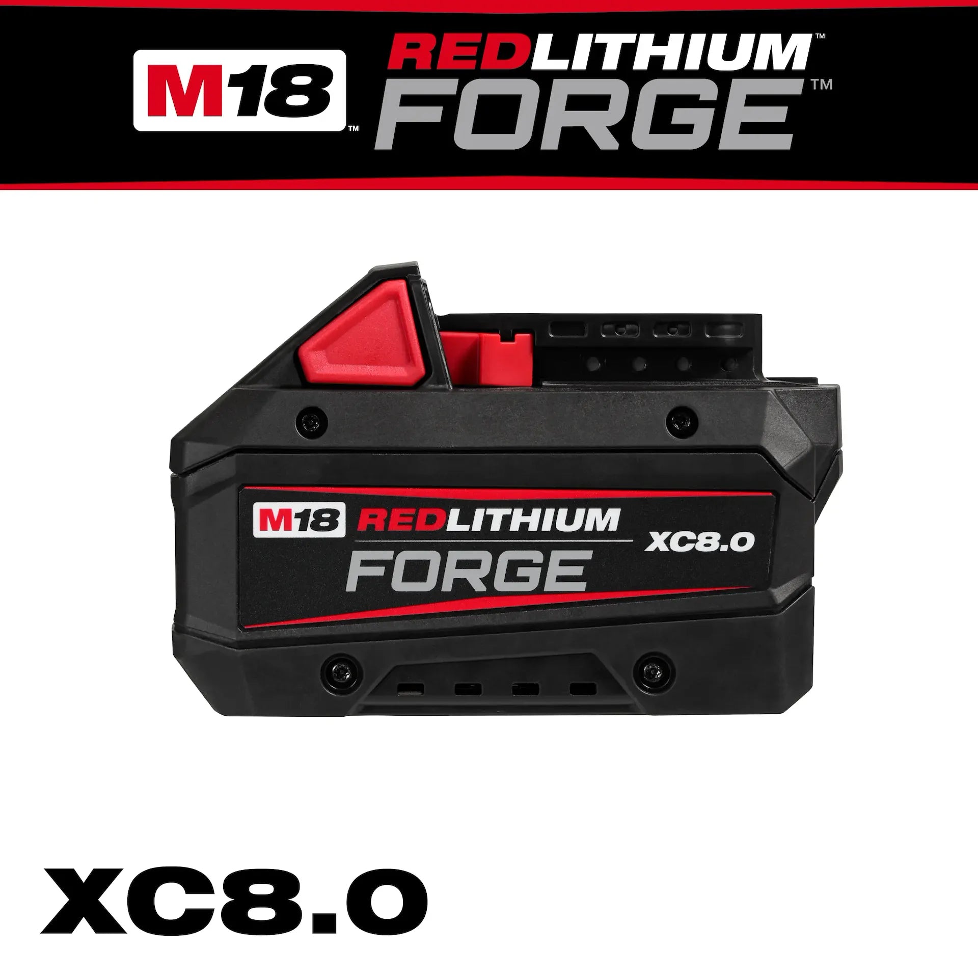 Milwaukee M18 REDLITHIUM FORGE XC8.0 Battery Pack Main image