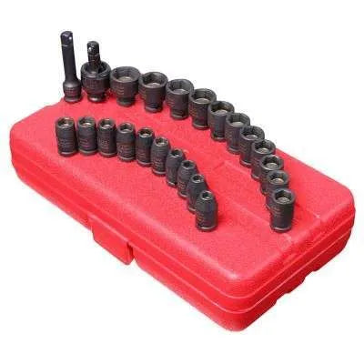 23-Piece 1/4 in. Drive Master Magnetic Impact Socket Set Main image