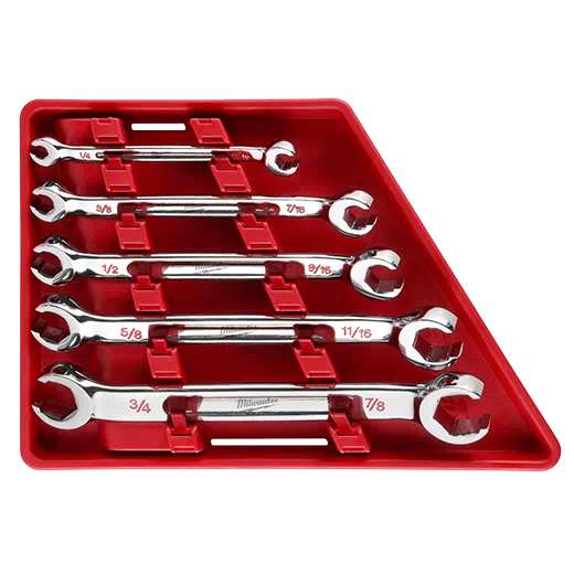 5pc Double End Flare Nut Wrench Set - SAE Main image