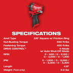 Milwaukee Tool M12 FUEL 3-Tool Combo Kit w/ FREE Cutoff Tool