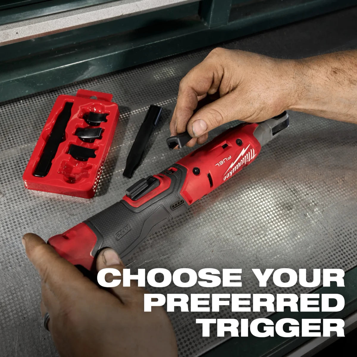Milwaukee Tool M12 FUEL Ratchet Modular Trigger Cap Kit Secondary image