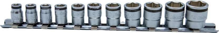 1/4 Sq. Dr. Socket set 5-14mm Nut Grip Length 150mm 11 pieces Main image