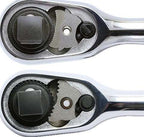 3/8 Sq. Dr. Ratchet Handle 72 teeth Flexible Head 178mm Z-series