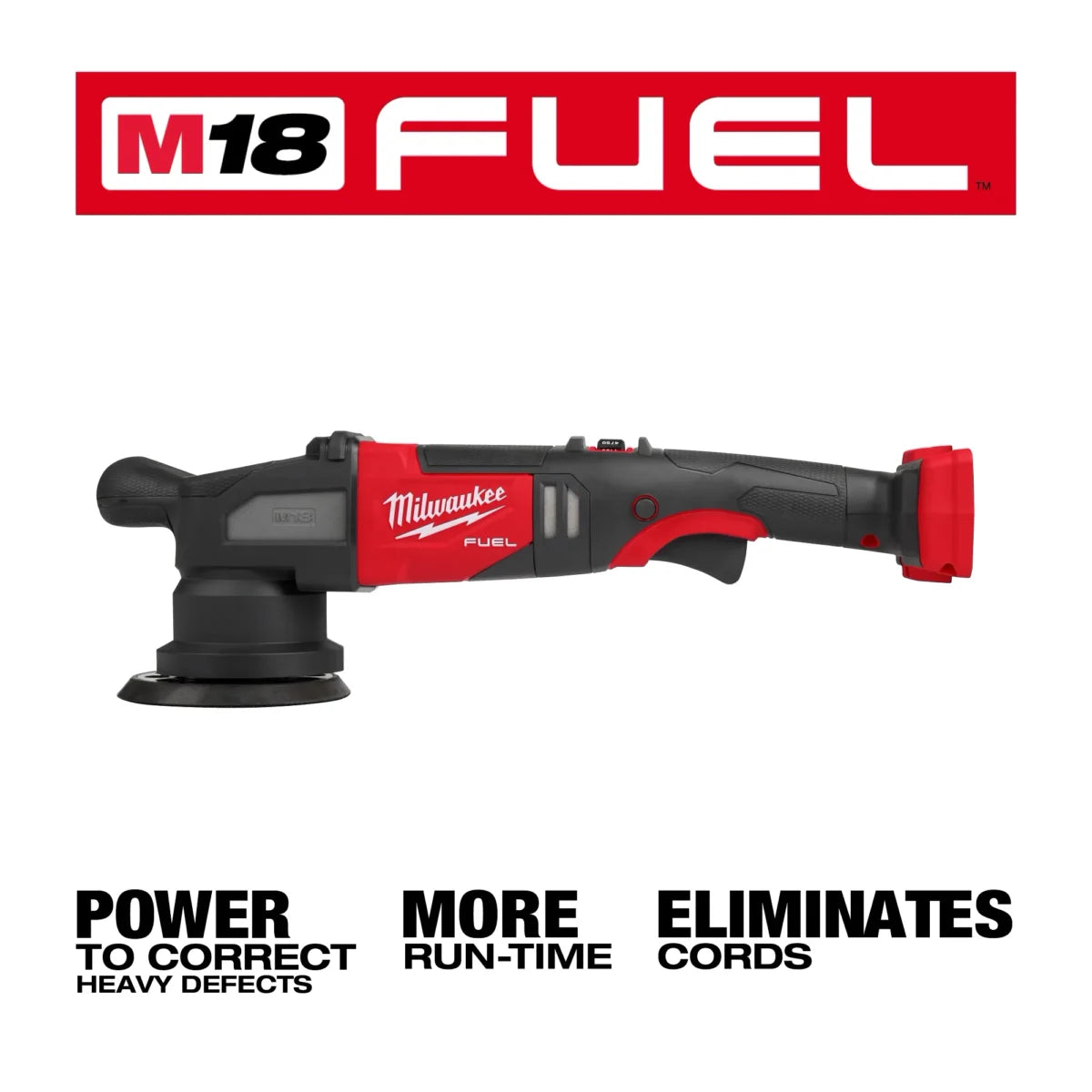 Milwaukee Tool M18 FUEL 15mm Random Orbital Polisher