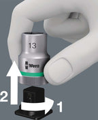 Belt 2 Zyklop bit socket set with holding function, 1/4" drive, 8 pieces