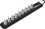 Belt 3 Torx HF Zyklop bit socket set with holding function, 1/4" drive, 10 pieces
