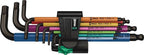 950 SPKL/9 SM N MULTICOLOUR SB LONG ARM HEX KEY SET (SB Packaging, Clip)