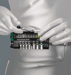 TOOL-CHECK PLUS BITS ASSORTMENT WITH RATCHET + SOCKETS