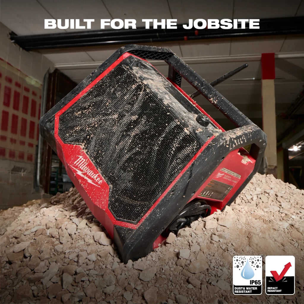 Milwaukee Tool M18 Bluetooth Jobsite Radio and Charger