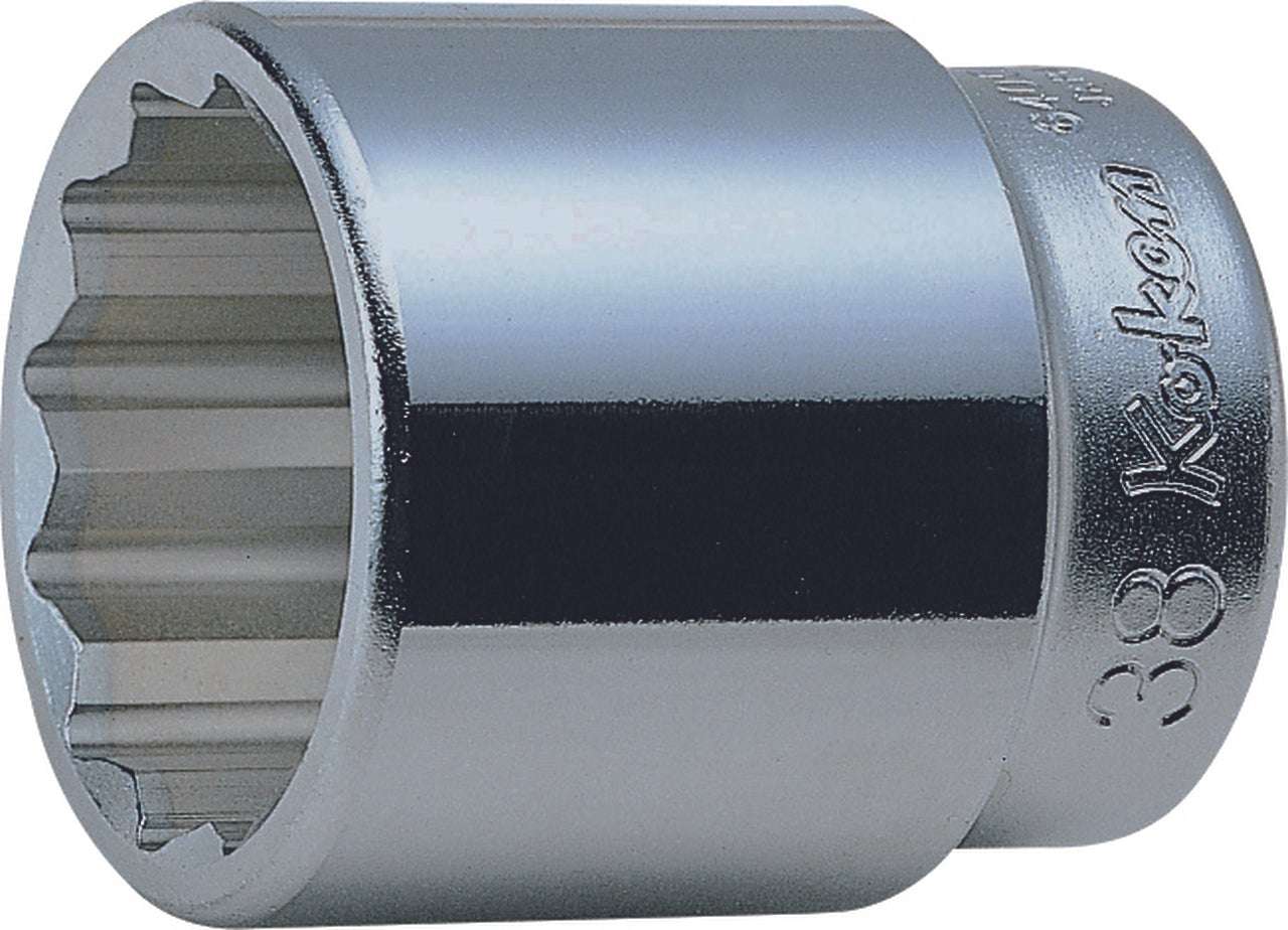 Ko-ken 6405M-65 3/4 Sq. Dr. Socket  65mm 12 point Length 80mm