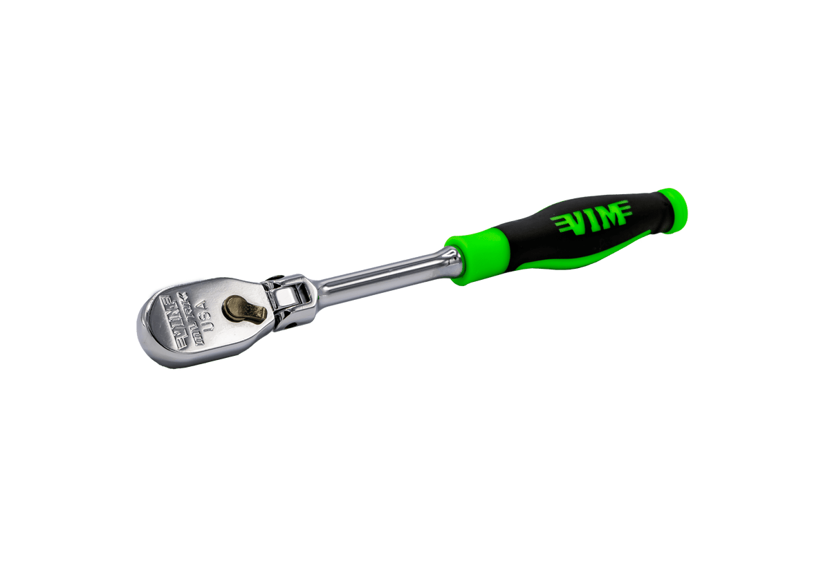 VIM Tools- MVRK 1/4" Drive 6" Flex Head Ratchet