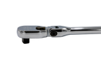 VIM Tools 3/8 Inch Drive 12 Inch OAL 90T Flex Head Ratchet - Usa Made Chrome