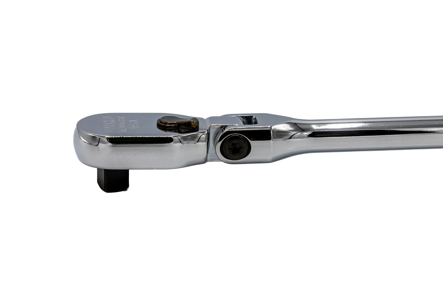 VIM Tools 3/8 Inch Drive 12 Inch OAL 90T Flex Head Ratchet - Usa Made Chrome
