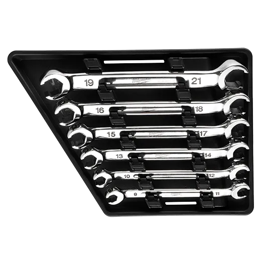 6pc Double End Flare Nut Wrench Set - Metric Main image