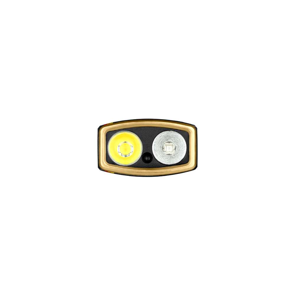 Arkfeld Pro Flat EDC Flashlight with LED Light UV and Laser