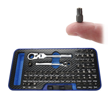 54-Piece Nano Bit Set w/ Reversible Flex-Head & Bit Ratchets