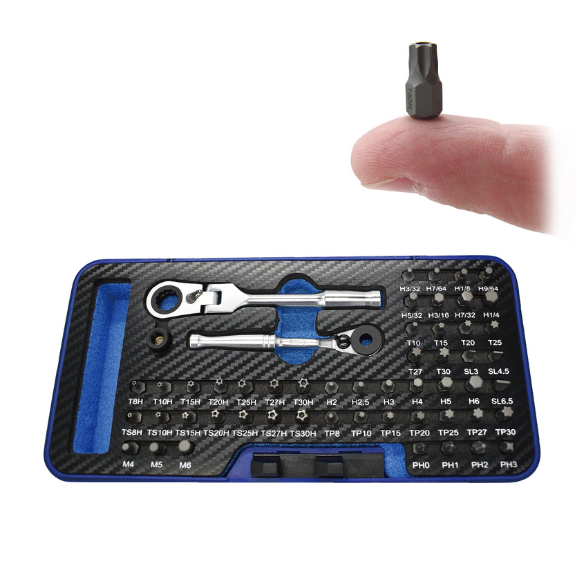 54-Piece Nano Bit Set w/ Reversible Flex-Head & Bit Ratchets Main image