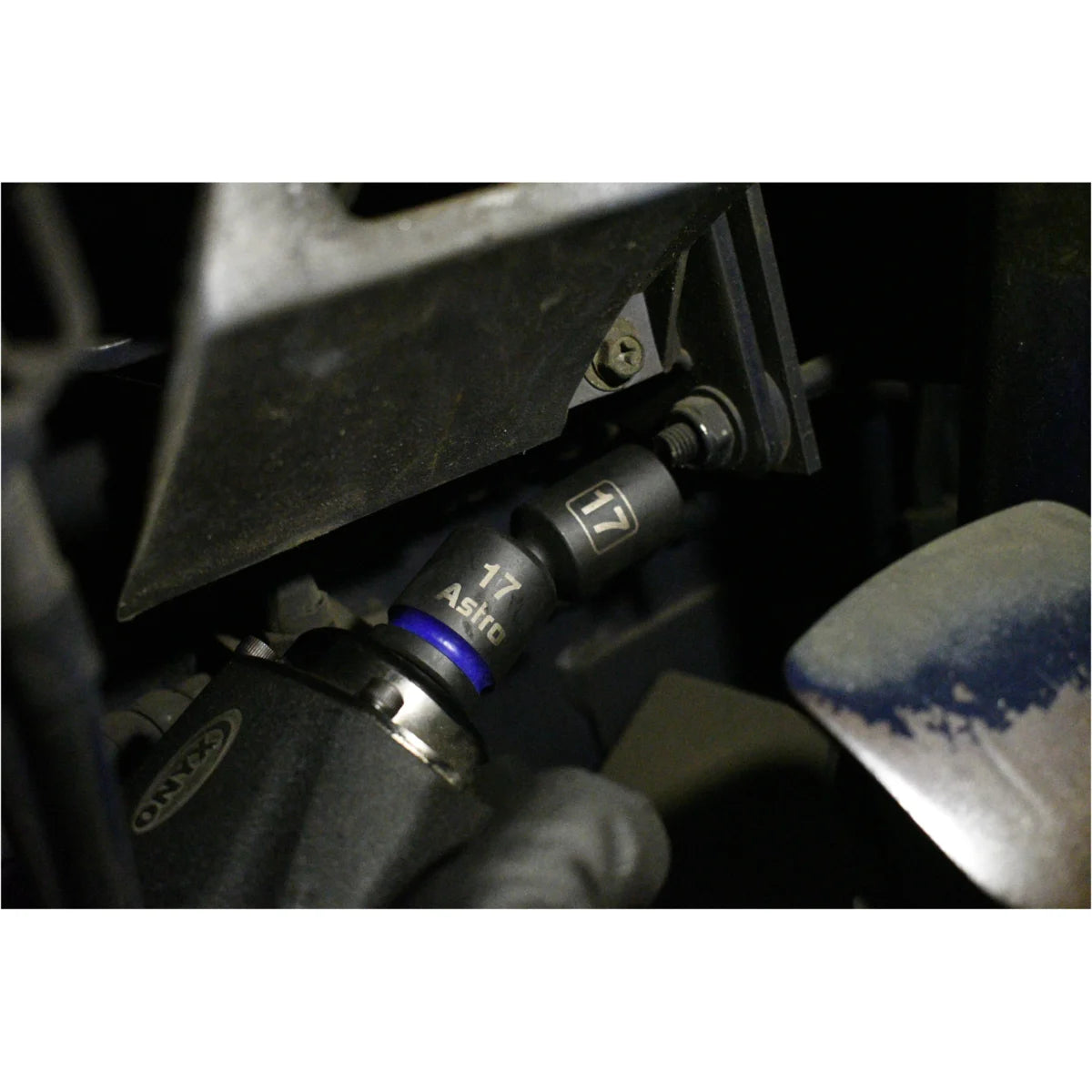 Astro Pneumatic 11pc 1/2 Inch Drive Mid-Length Pinless Universal Impact Sockets - Metric