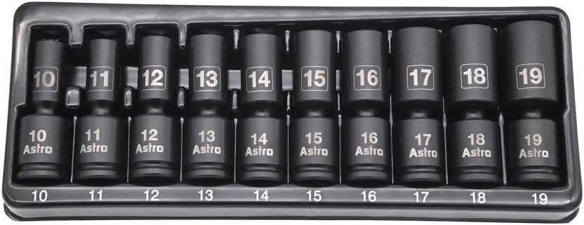 3/8″ Drive Mid-Length Pinless Universal Impact Sockets – Metric Secondary image