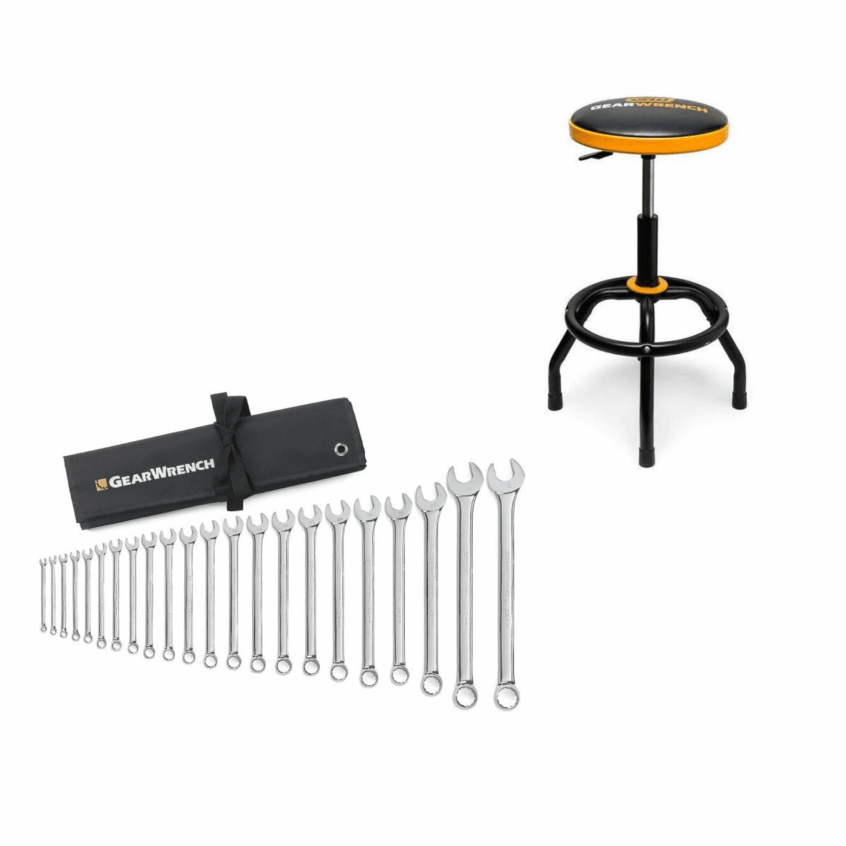 GearWrench Master Metric Wrench Set w/ FREE Stool