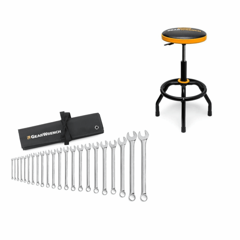 GearWrench Master Metric Wrench Set w/ FREE Stool Main image