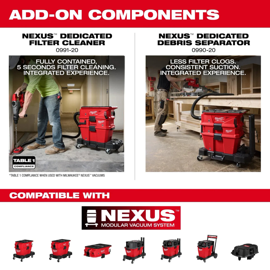 Milwaukee Tool M18 FUEL NEXUS 6 Gallon Wet/Dry Vacuum w/ PACKOUT Compatibility w/ FREE Batt