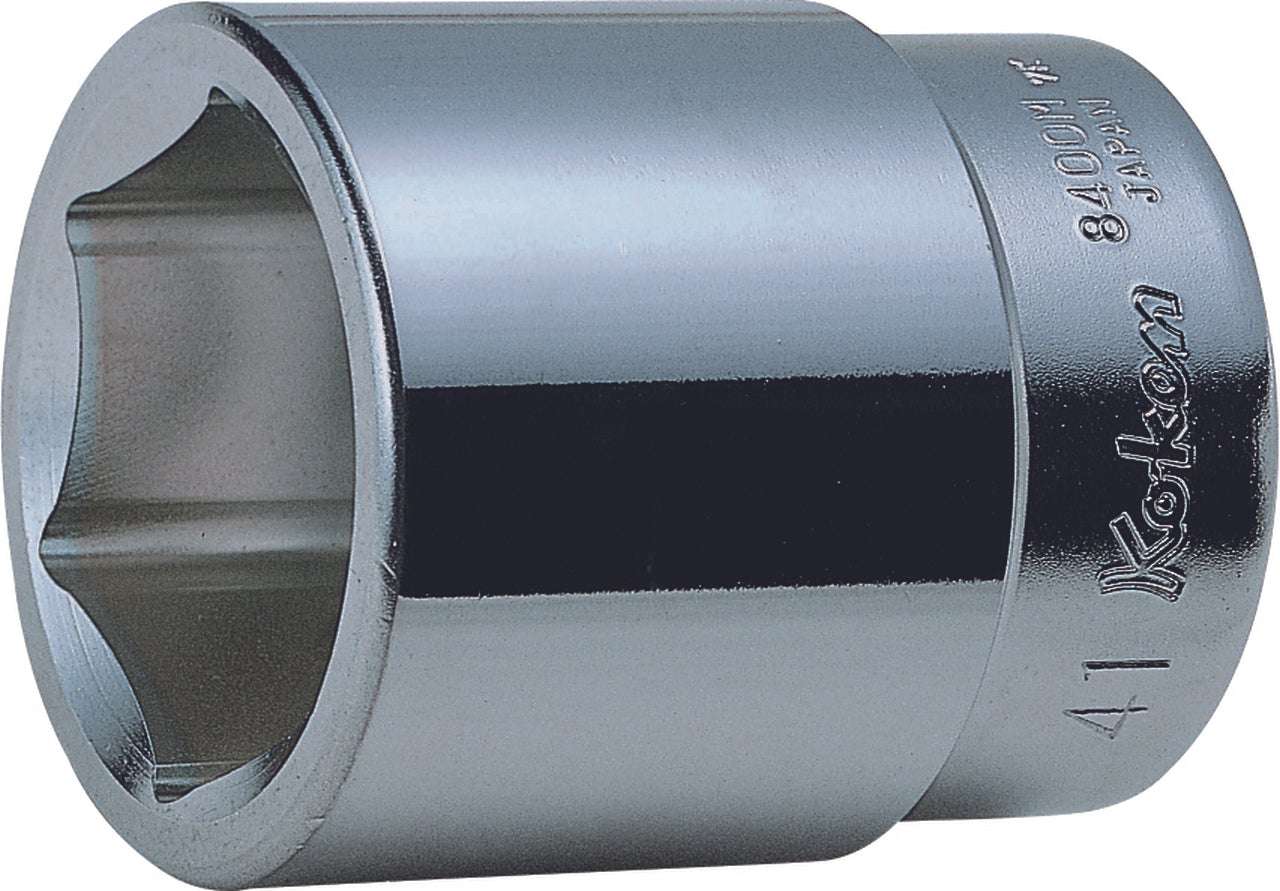 Ko-ken 8400M-24 1 Sq. Dr. Socket  24mm 6 point Length 60mm