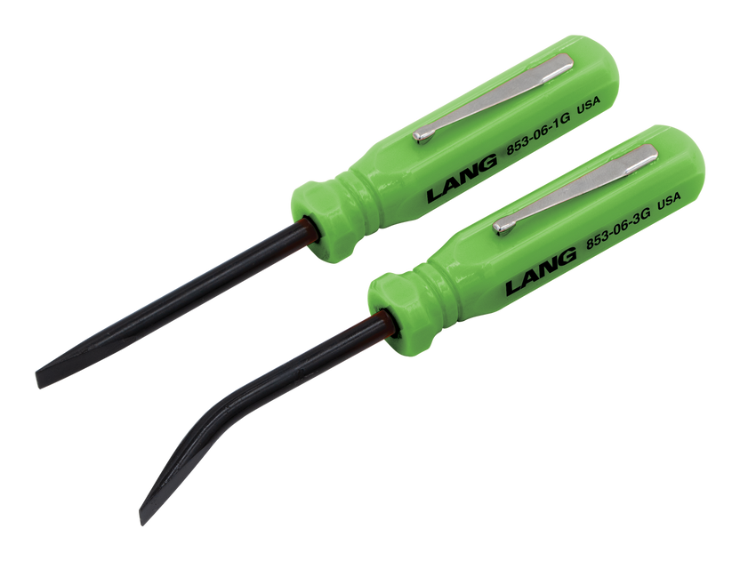 2-Pc. Mini Pocket Pry Bar Set Green Main image
