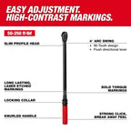 PREORDER: Milwaukee Tool 1/2 Inch Drive Click Torque Wrench 50-250 ft-lbf