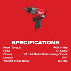 Milwaukee Tool M12 FUEL 3-Tool Combo Kit w/ FREE Cutoff Tool