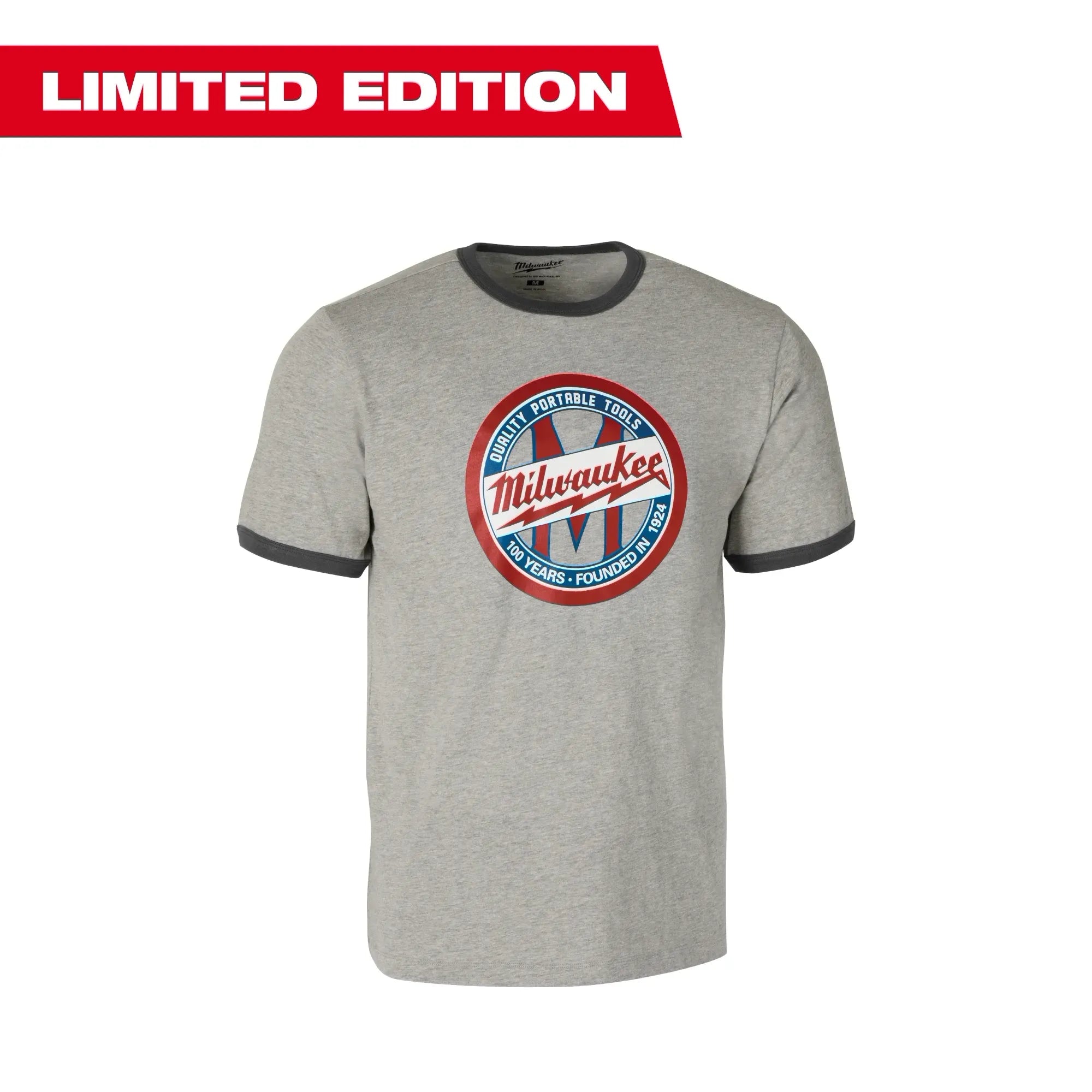 Milwaukee 100 Year Anniversary 1924 Work Shirt Gray