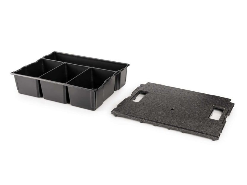 TEKTON 4-Cavity Parts Tray and Lid Insert for Stacking Tool Box | OLB81200 Main image