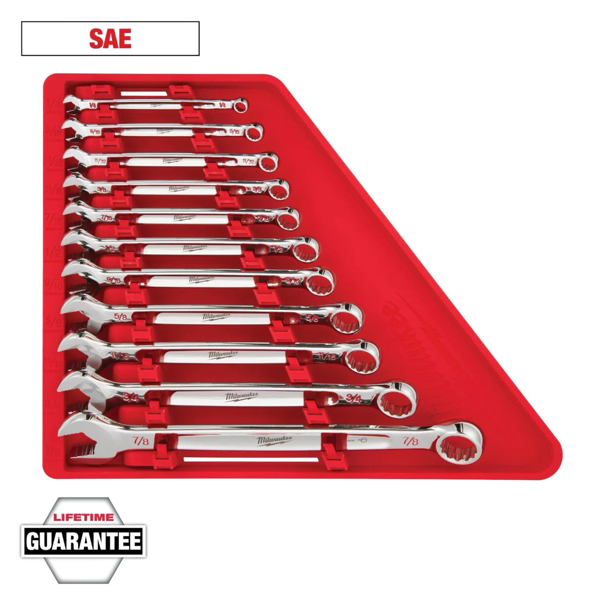 Milwaukee Tool 11pc SAE Combination Wrench Set
