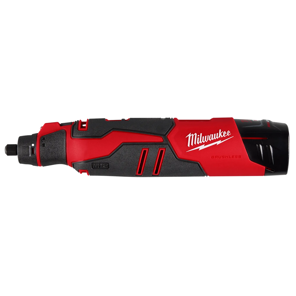 Milwaukee Tool M12 Brushless Rotary Tool Kit