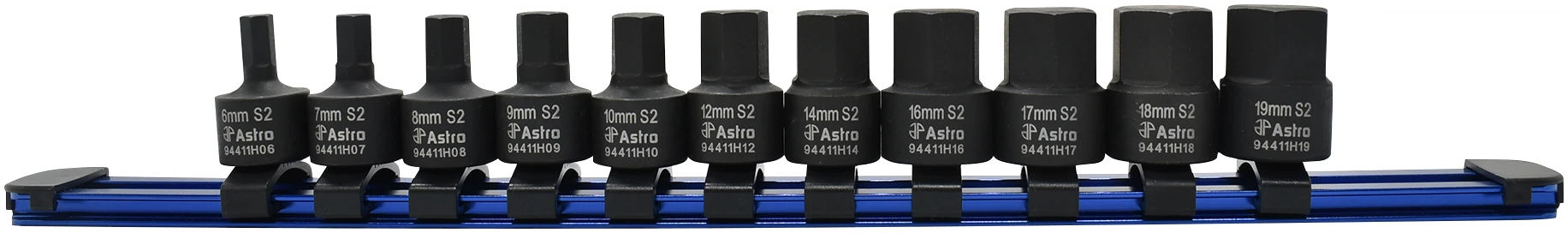 11-Piece 3/8″ Drive Nano Impact Metric Hex Bit Sockets Main image