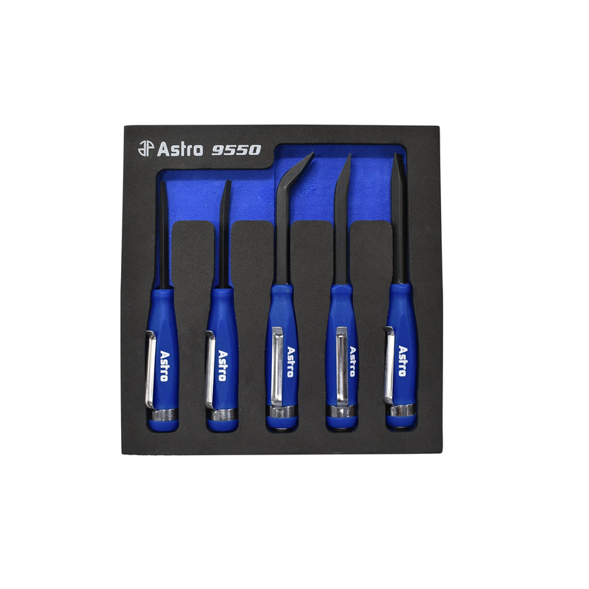 Astro Pneumatic Heavy Duty Striking Cap and Magnetic Pocket Pry Bar Set Main image