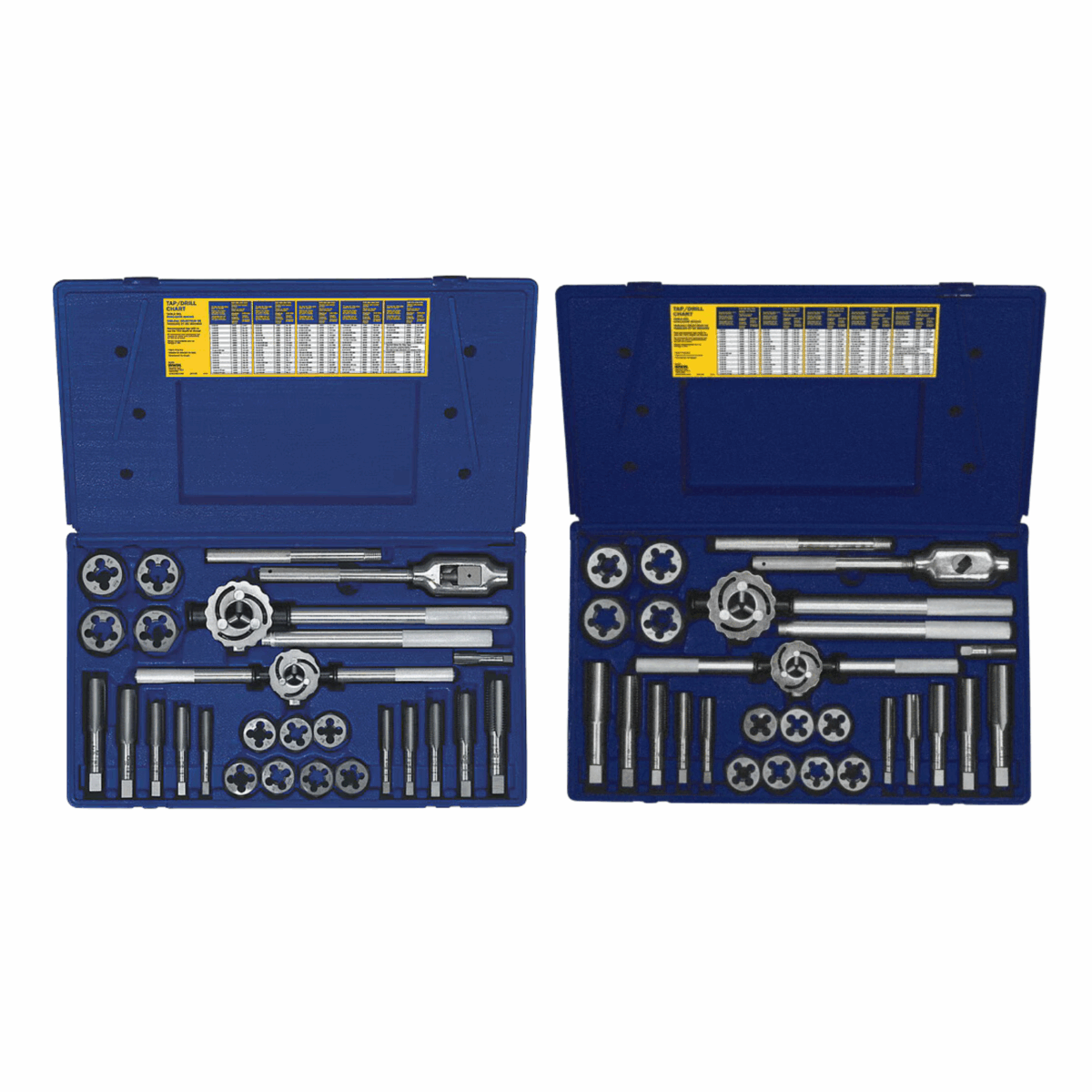 Hanson 50 PC. METRIC and SAE TAP & HEX DIE SET Main image