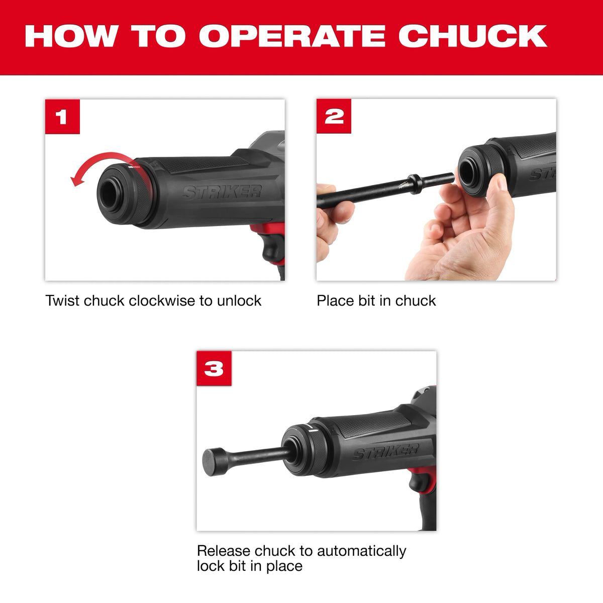 PREORDER: M18 FUEL™ STRIKER™ Hammer Chisel