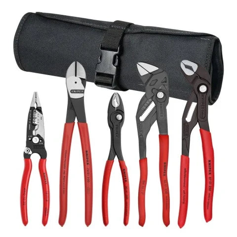 KNIPEX 5 Pc Core Pliers Set in Tool Roll Main image