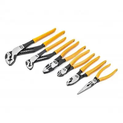 6 Pc. Pitbull Dipped Handle Mixed Plier Set Main image