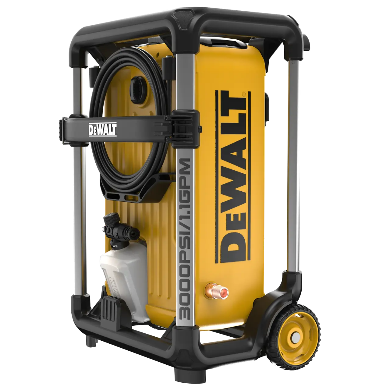 DeWalt 3000 Max PSI* 1.1 GPM 15 AMP Brushless Jobsite Electric Cold Water Pressure Washer w/ FREE 12 in. Rotating Driveway and Sidewalk Surface Cleaner Pressure Washer Attachment Secondary image