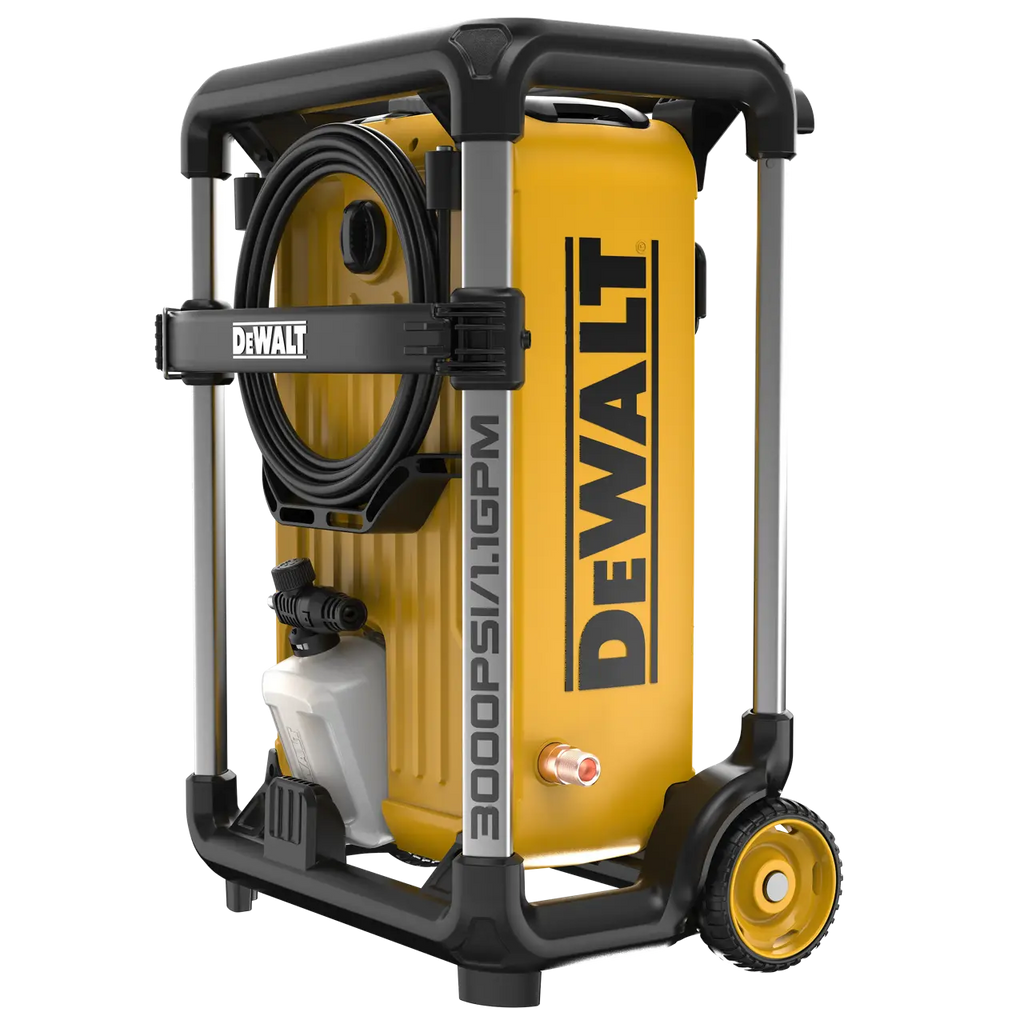 DeWalt 3000 Max PSI* 1.1 GPM 15 AMP Brushless Jobsite Electric Cold Water Pressure Washer w/ FREE 12 in. Rotating Driveway and Sidewalk Surface Cleaner Pressure Washer Attachment
