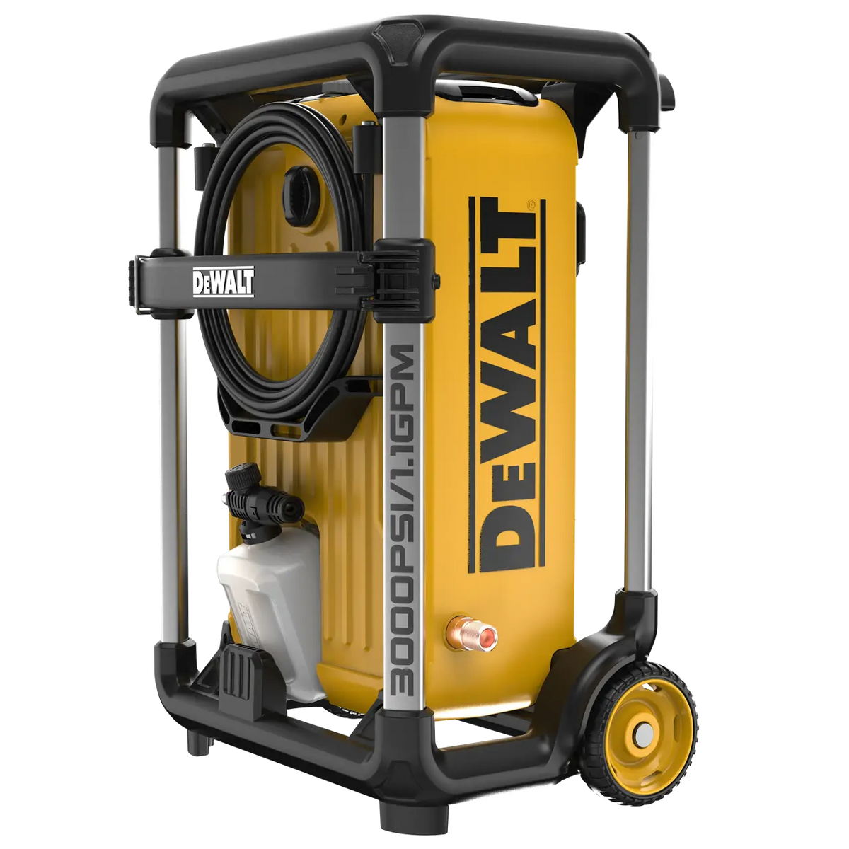 DeWalt 3000 Max PSI* 1.1 GPM 15 AMP Brushless Jobsite Electric Cold Water Pressure Washer w/ FREE 12 in. Rotating Driveway and Sidewalk Surface Cleaner Pressure Washer Attachment