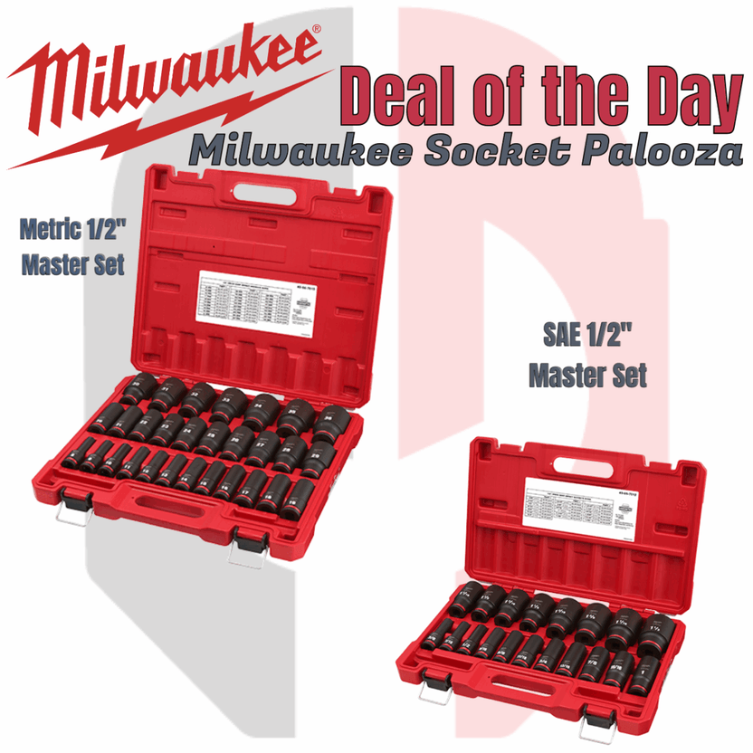 Milwaukee 1/2” Deep Impact Sockets Main image